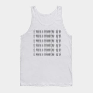 Shining - Stanley Kubrik tribute Tank Top